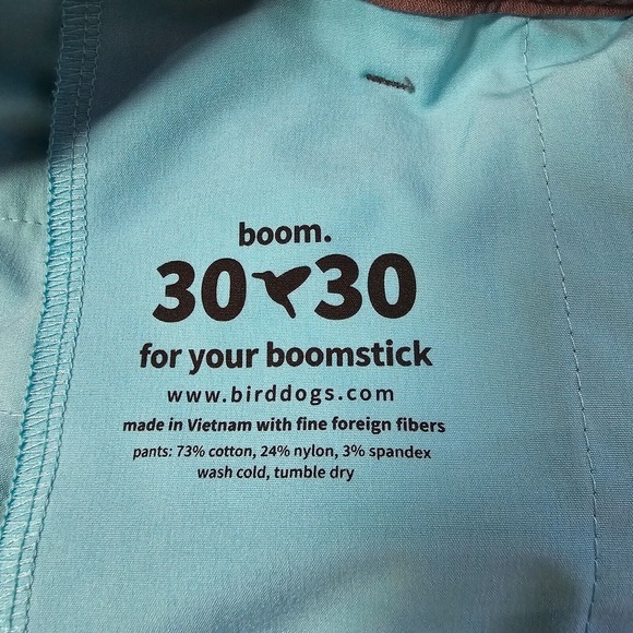 Bird Dogs Men Chino Pants 30x30 (Fits 29x28) Gray Slim Travel Office Minimalist - Picture 5 of 11